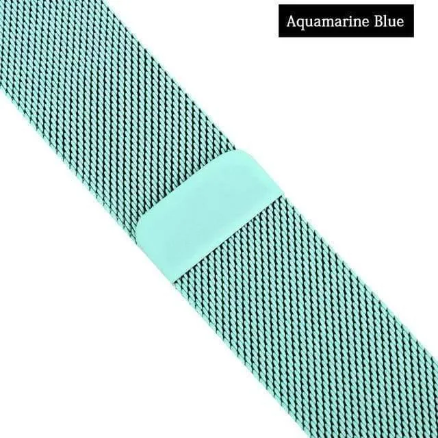 Uhrenarmband für Apple Uhrenarmband 44mm 40mm 42mm 38mm Serie 4 / 3 / 2 / 1 iWatch Edelstahl Gewebtes Uhrenarmband