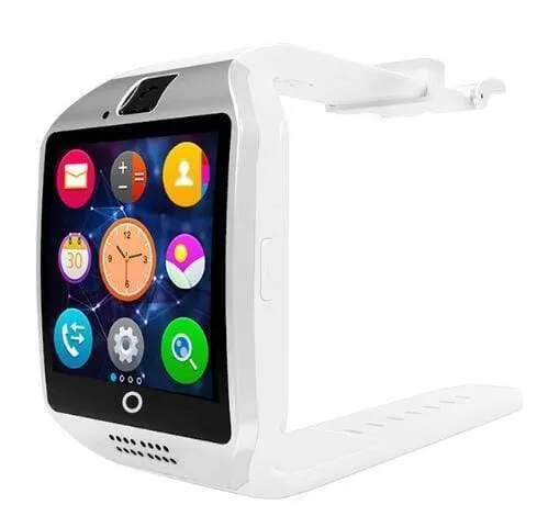 Smart Watch mit Kamera, Q18 Bluetooth Smartwatch SIM TF-Kartensteckplatz Fitness Activity Tracker Sportuhr für Android