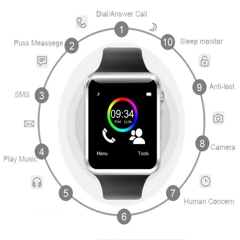 Intelligente Uhr Für Kinder Kinder Baby Uhr Telefon 2G Sim Karte Dail Call Touchscreen Wasserdichte Smart Clock Smartwatches