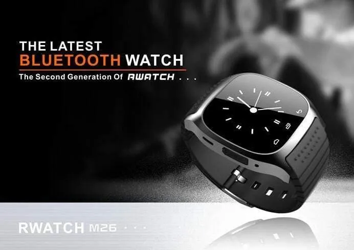 Smartwatch M26 Bluetooth Smart Watch Täglich wasserdichte LED-Anzeige für Android-Telefon