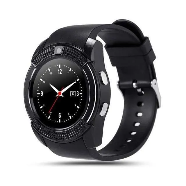 V8 Smartwatch Bluetooth Schrittzähler SIM TF Karte Uhr Kamera 2G Farbe Display Handgelenk Smart Uhr Wasserdichte Gerät Für Android