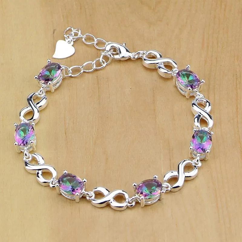925 Silber Schmuckset für Frauen Hochzeit Ohrringe/Anhänger/Halskette/Ringe/Armband