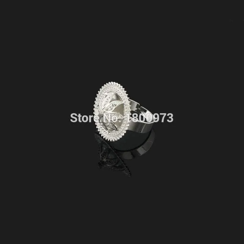 Anhänger/Ohrringe/Ring/Halskette Schmuck Versilbert Habesha Schmuck Afrikanischer 4-teiliges Hochzeitsschmuck-Set