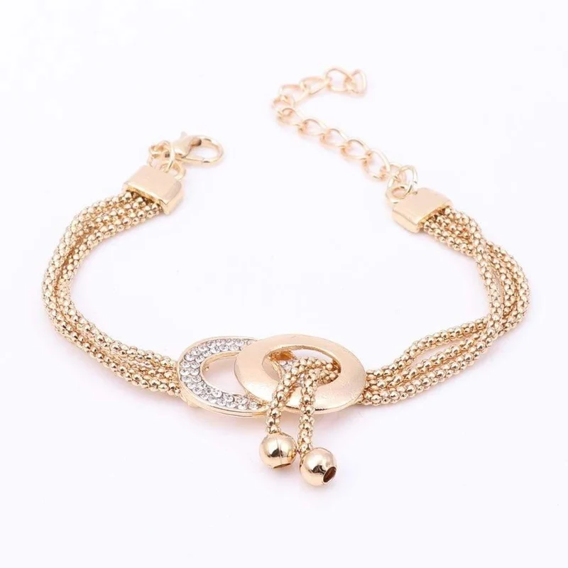 Schmuck-Sets für Hochzeit Party Kleid Zubehör Set Ohrringe Anhänger Halskette Ringe