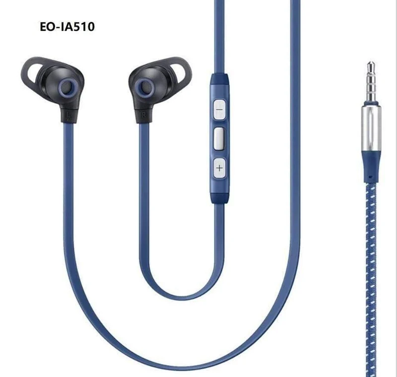 10 teile/los Neueste Kopfhörer EO-IA510 Headsets mit Mikrofon 3.5mm In-Ear Wired Original Kopfhörer für Samsung Galaxy S8 s9 S9 Plus (blau)