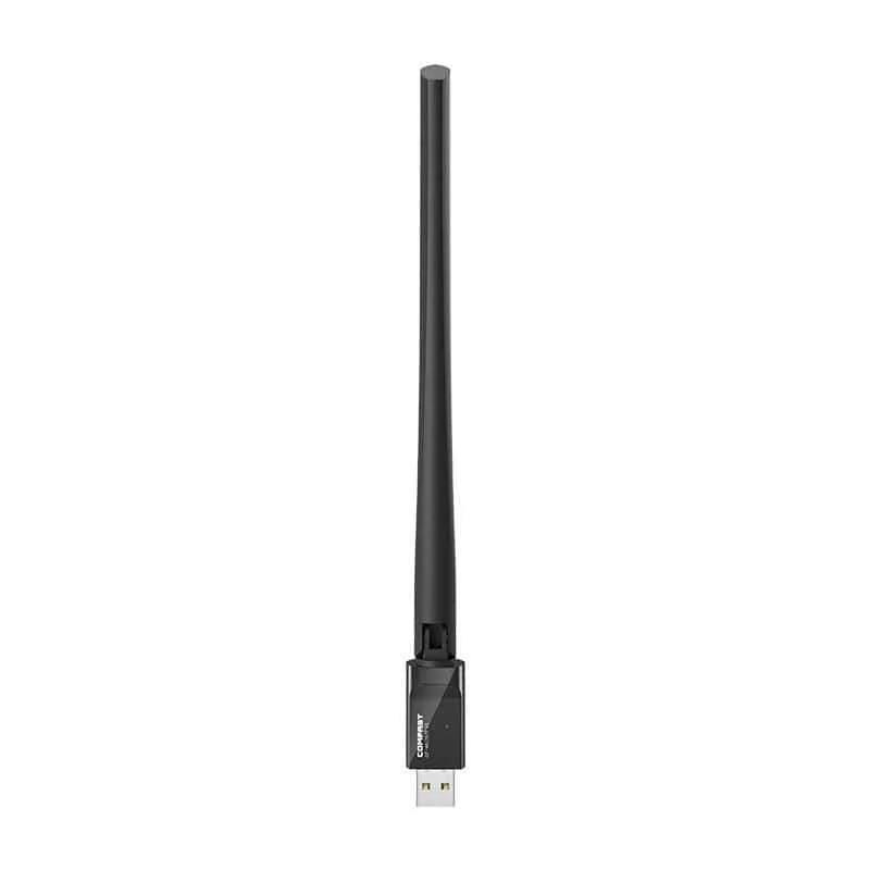 Treiber USB Wireless PC-Netzwerkkarte 150Mbps Mini-WLAN-Adapter mit 6dBi-Antenne WPS-Verschlüsselung mit einem Schlüssel