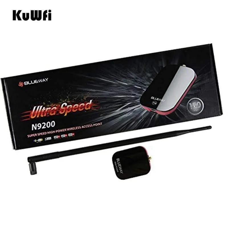 Kabelloser USB-WLAN-Adapter 150Mbps RT3070-WLAN-Empfänger Kabellose USB-Netzwerkkarte 9dBi Kostenloses Internet