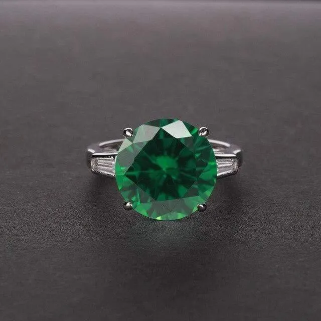 925 Sterling Silber Citrin Edelstein Geburtsstein Hochzeit Verlobung Diamanten Ring Feiner Schmuck Großhandel