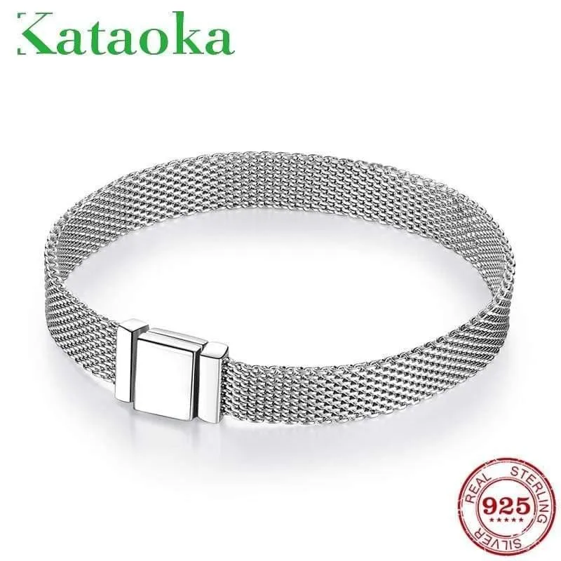 925 Sterling Silber Clip Perlen Armbänder für Frauen Fit Original Reflexionen Armband charme femme Schmuck Mode 2019