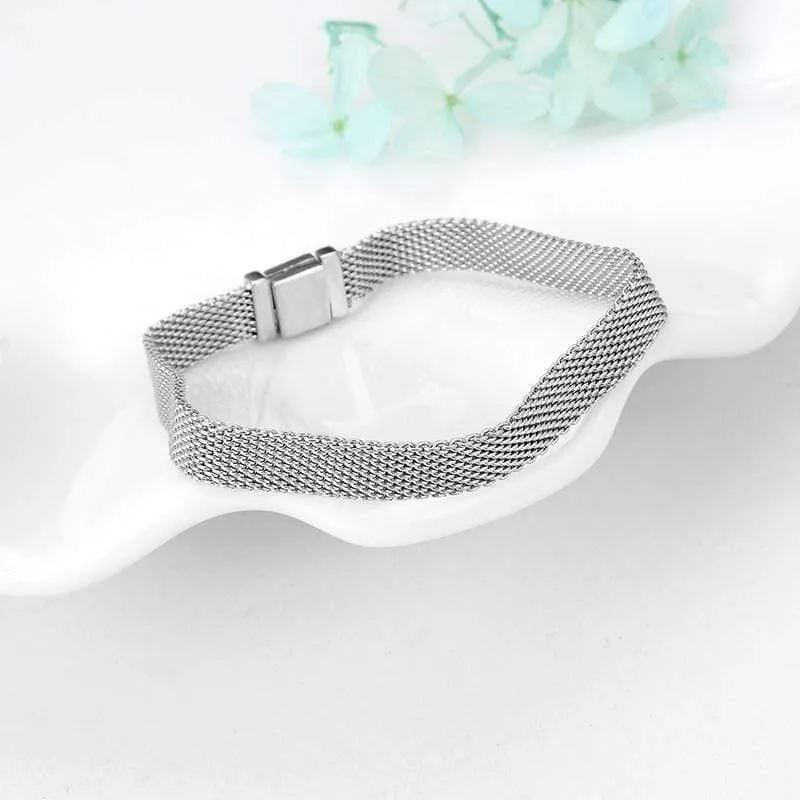 925 Sterling Silber Clip Perlen Armbänder für Frauen Fit Original Reflexionen Armband charme femme Schmuck Mode 2019