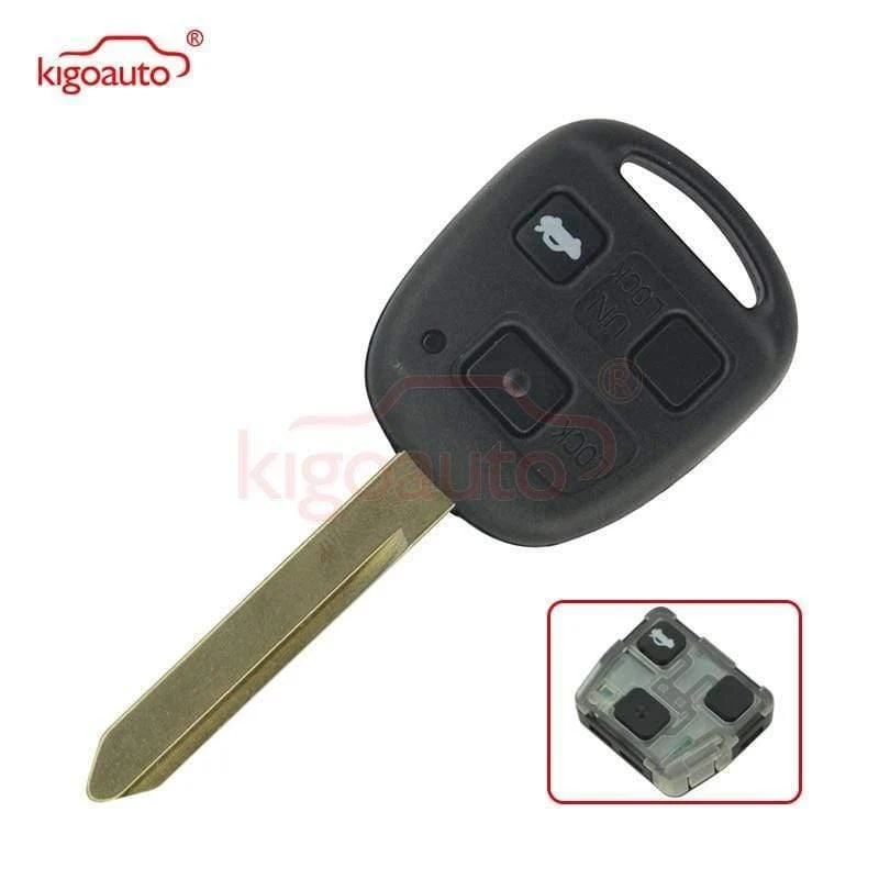 3-Taste 434Mhz 4d 70-Chip Toy47-Fernschlüssel für Toyota YARIS COROLLA AVENSIS CAMRY kigoauto