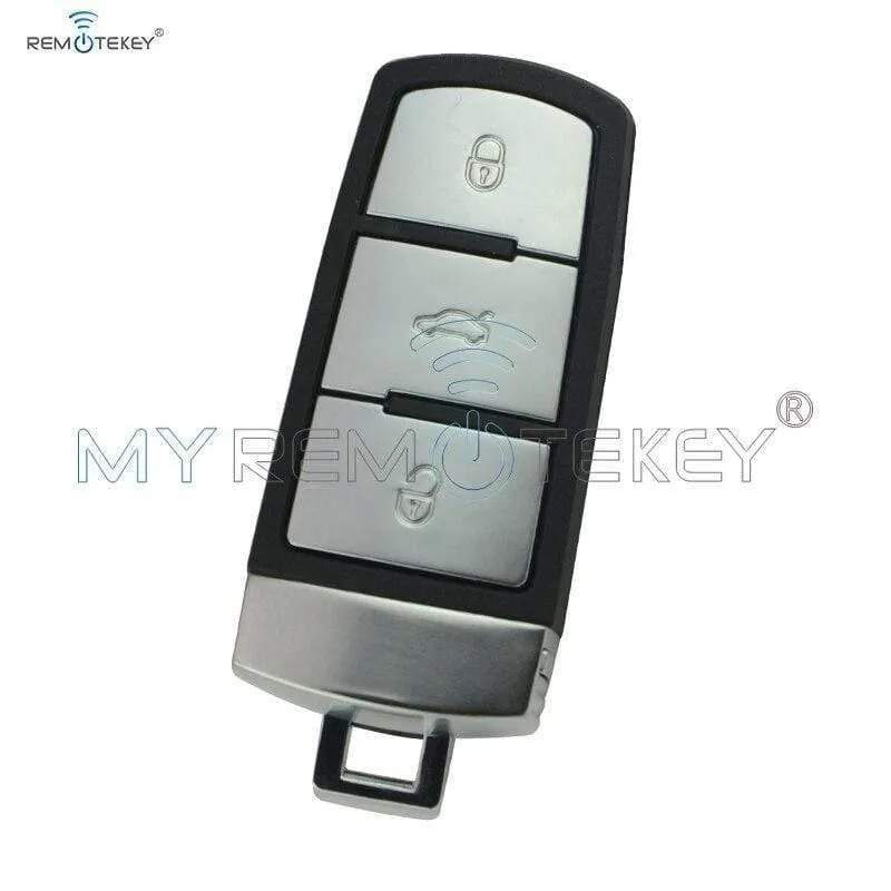 Schlüsselloser Smart-Autoschlüssel für VW Volkswagen Magotan Passat CC 2005 2006 2007 2008 2009 2010 433 MHz 3C0 959 752BA 3-Tasten-Fernbedienung