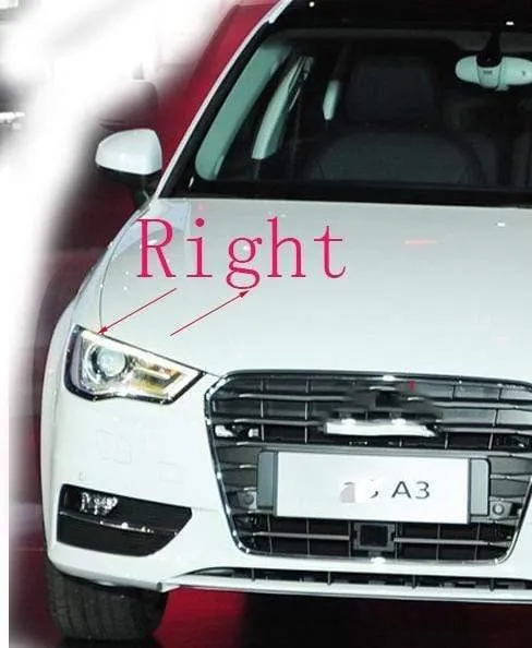Frontscheinwerfer Scheinwerfer Glasmaske Lampenabdeckung transparente Schale Lampenmasken Für Audi A3 2013-2016