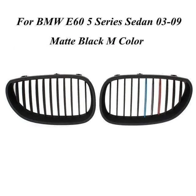 Auto Front Sport Grill Nieren Grill Für BMW 5 Series M5 E60/E61 2003 2004 2005 2006 2007 2008 2009 2010 glanz Schwarz