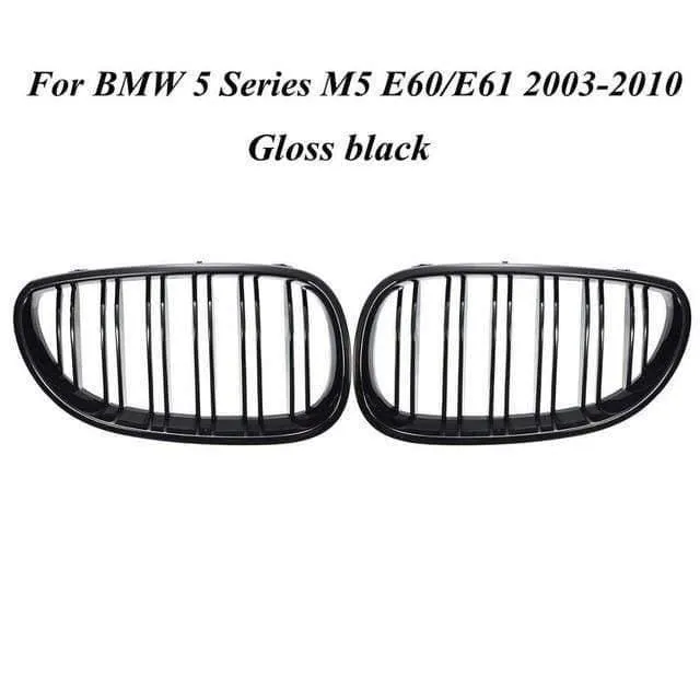 Auto Front Sport Grill Nieren Grill Für BMW 5 Series M5 E60/E61 2003 2004 2005 2006 2007 2008 2009 2010 glanz Schwarz