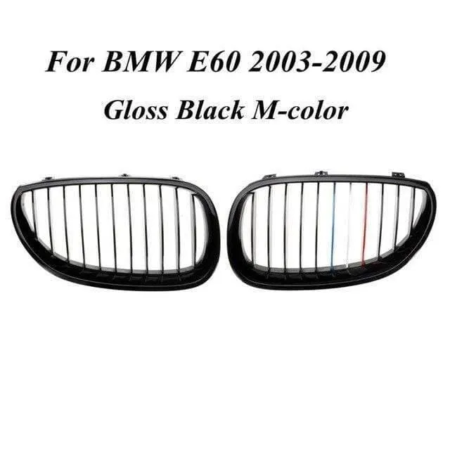 Auto Front Sport Grill Nieren Grill Für BMW 5 Series M5 E60/E61 2003 2004 2005 2006 2007 2008 2009 2010 glanz Schwarz