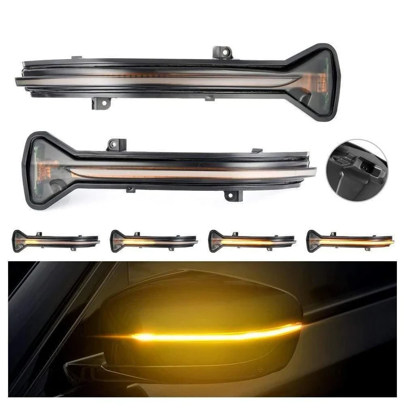 2pcs Dynamisches Blinker-LED-Blinkerlicht für BMW G38 G12 G20 G30 G31 G32 G14 G15 G16 G11 G12 F5 90 5 6 7-8