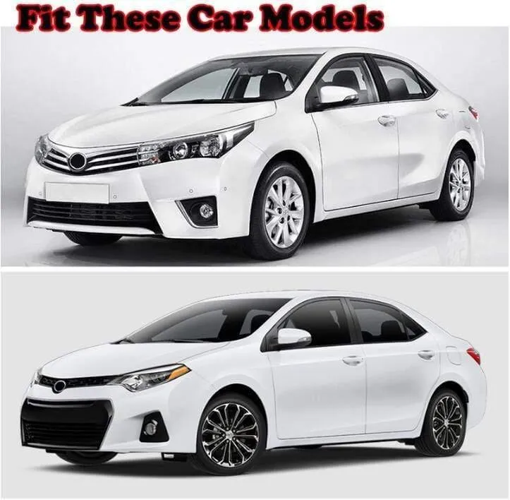 8 stücke ABS Chrom Türgriff Abdeckung Äußere Aufkleber Außen dekoration Für Toyota Corolla 2014 2015 2016 2017 Altis Chrom XG-002