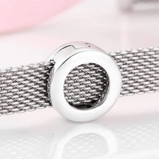 925 Sterling Silber Schöne Clips Perlen Fit Original Reflections Charm Armband Frauen Schmuckherstellung