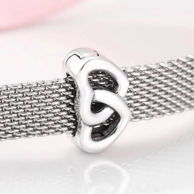 925 Sterling Silber Schöne Clips Perlen Fit Original Reflections Charm Armband Frauen Schmuckherstellung