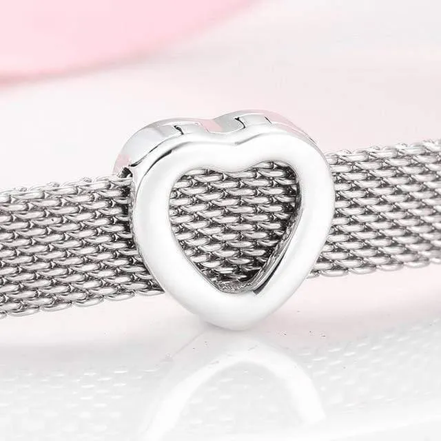 925 Sterling Silber Schöne Clips Perlen Fit Original Reflections Charm Armband Frauen Schmuckherstellung