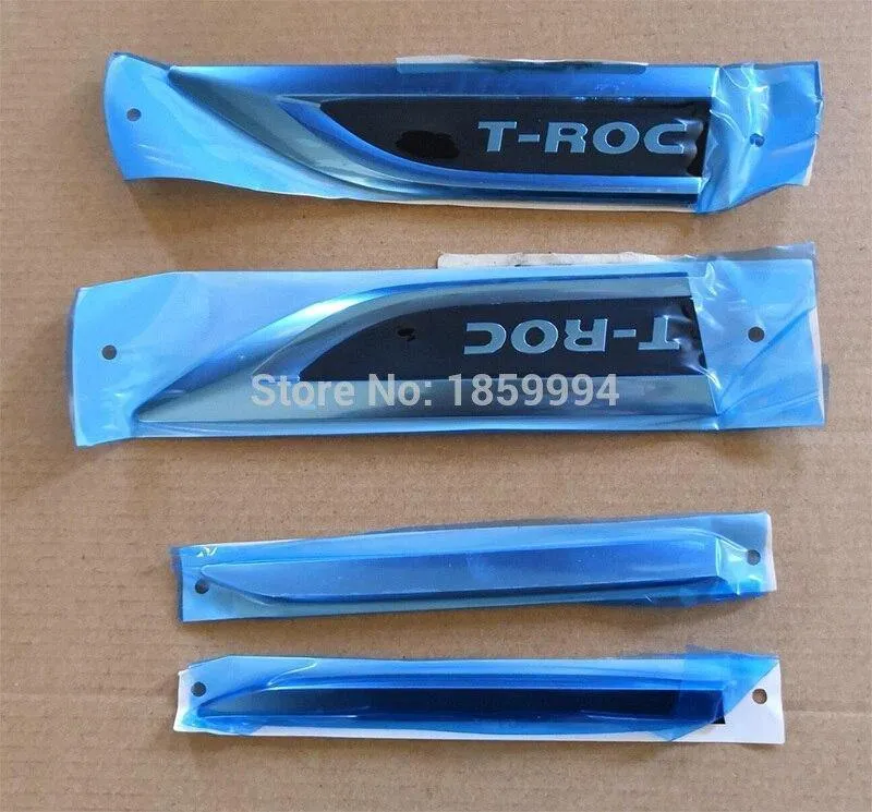 2018 2019 VW T-ROC TROC Original Tür Seitenflügel Kotflügel Emblem Abzeichen Aufkleber Blende