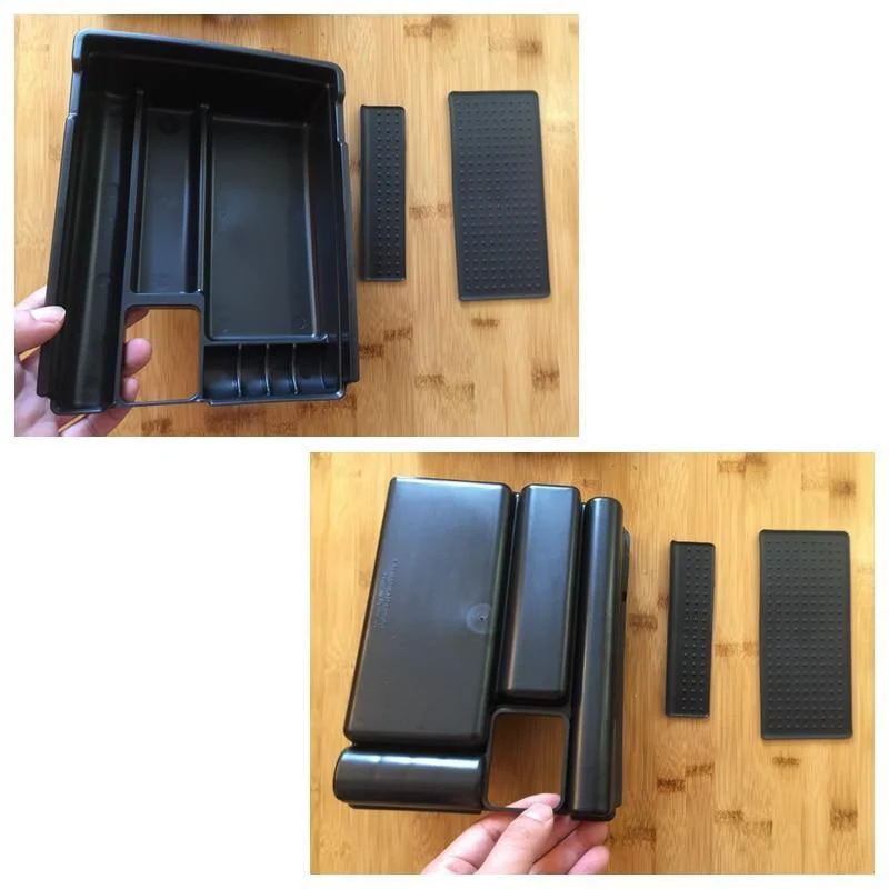 Armlehnen-Kasten-Sekundärmultifunktionsspeicher-Kasten-Telefon-Halter-Behälter-Zusatz für Nissan Qashqai J11 2014 - 2019