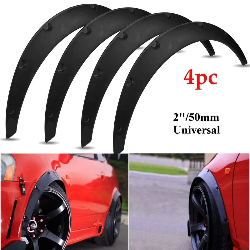 2 Zoll Universal Auto Schmutzfänger Kotflügel Spritzschutz Kotflügel Extra Wide Body Radkästen Schmutzfänger Zubehör