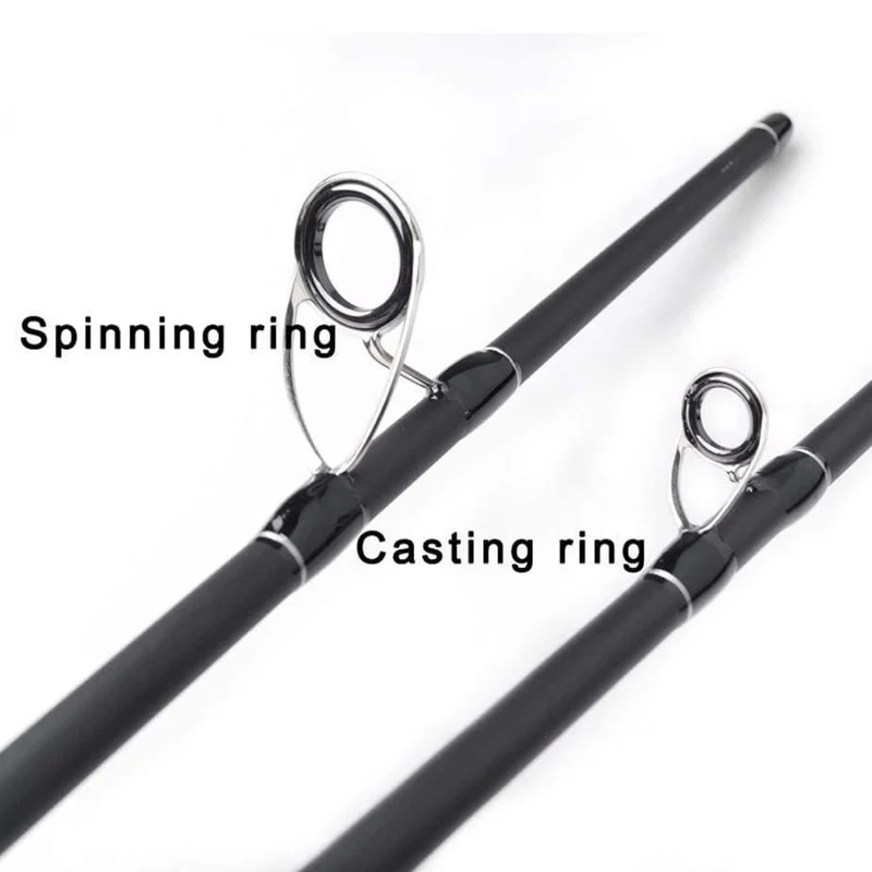 Spinning Casting Angelrute 100% Carbon Faser 2.1 m-3.0 m 4 Abschnitt M Locken Stangen Schnelle Action Pesca reise Angelrute Tackle