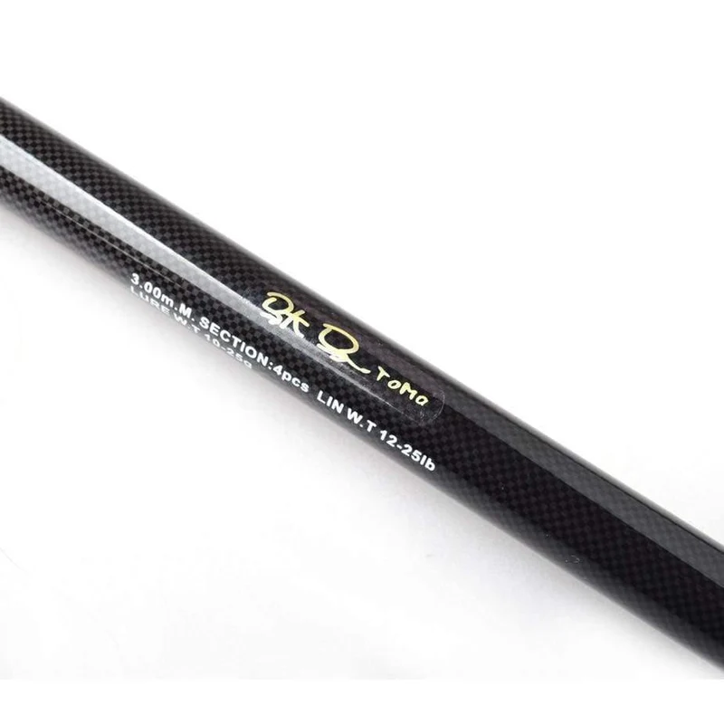 Spinning Casting Angelrute 100% Carbon Faser 2.1 m-3.0 m 4 Abschnitt M Locken Stangen Schnelle Action Pesca reise Angelrute Tackle