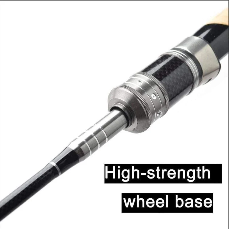 Carbonfaser-Angelruten, Spinnrute, 2 Abschnitte, 1.8 m, 602UL, Reiserute, Casting-Köder, Gewicht 0.8-5 g, Spitze aus massivem Carbon