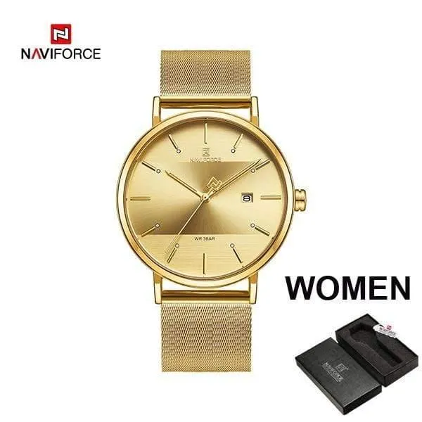 Einfache Luxus Quarz Armbanduhr Damenuhr für männlich weiblich wasserdicht Liebhaber dünne Uhr