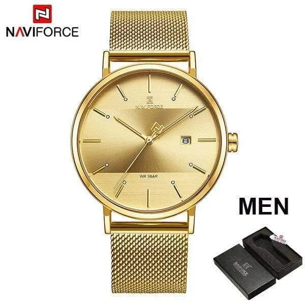 Liebhaberuhren für Männer und Frauen Mode Einfache Quarz Armbanduhr wasserdicht Datum Uhr Luxus Paar Uhr Geschenk 2019