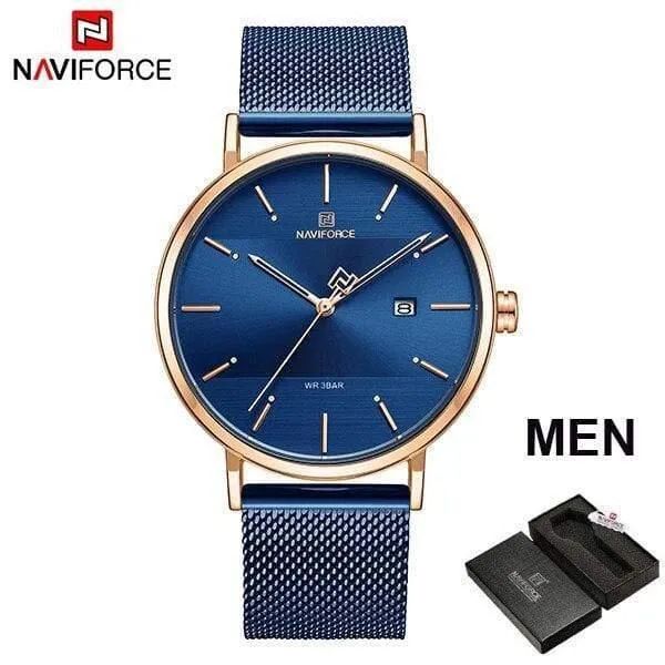 Liebhaberuhren für Männer und Frauen Mode Einfache Quarz Armbanduhr wasserdicht Datum Uhr Luxus Paar Uhr Geschenk 2019