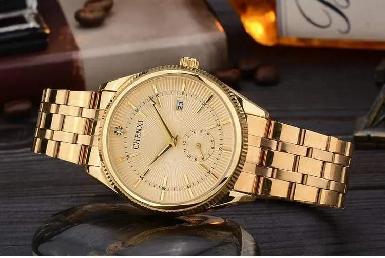 Liebhaberuhr Damen Herren Paar Armbanduhr 2 Pieces Classic Business Kleid Uhr Edelstahl 069IPG