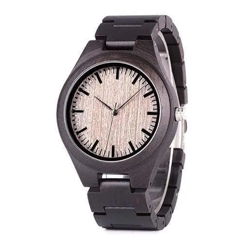 Frauen uhren männer relogio masculino liebhaber ebenholz quarz damen armbanduhr montre femme erkek kol saati in geschenkbox