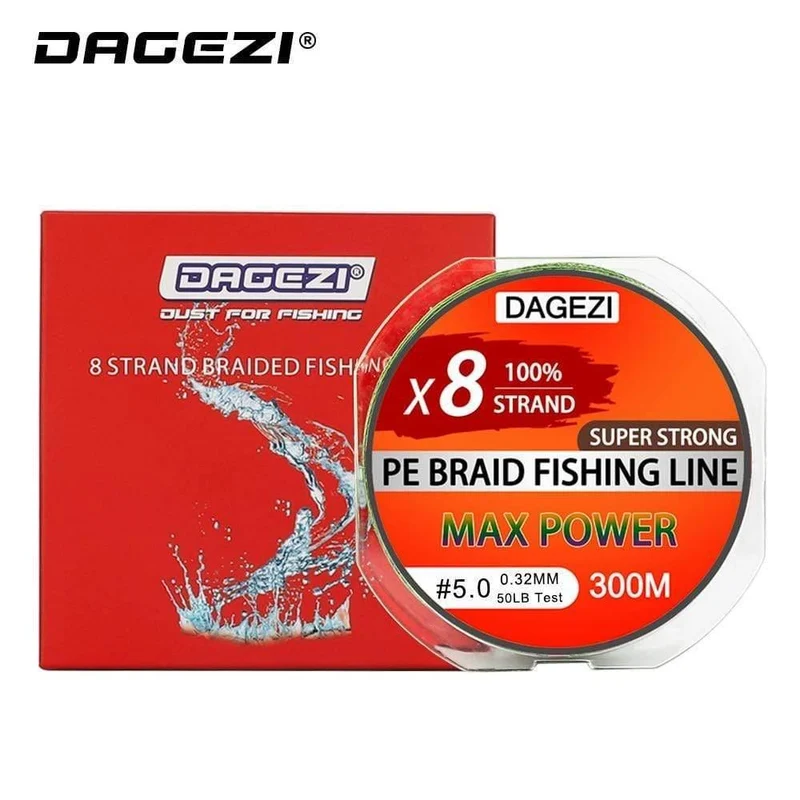 8 strang 300 m/330YDS Mit Geschenk Super Starke 10-80LB marke angelschnur 100% PE Geflochtene Angelschnur glatte linie