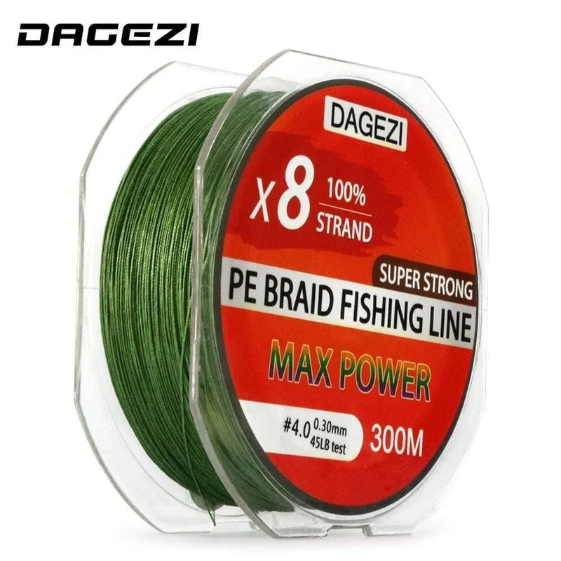 8 strang 300 m/330YDS Mit Geschenk Super Starke 10-80LB marke angelschnur 100% PE Geflochtene Angelschnur glatte linie