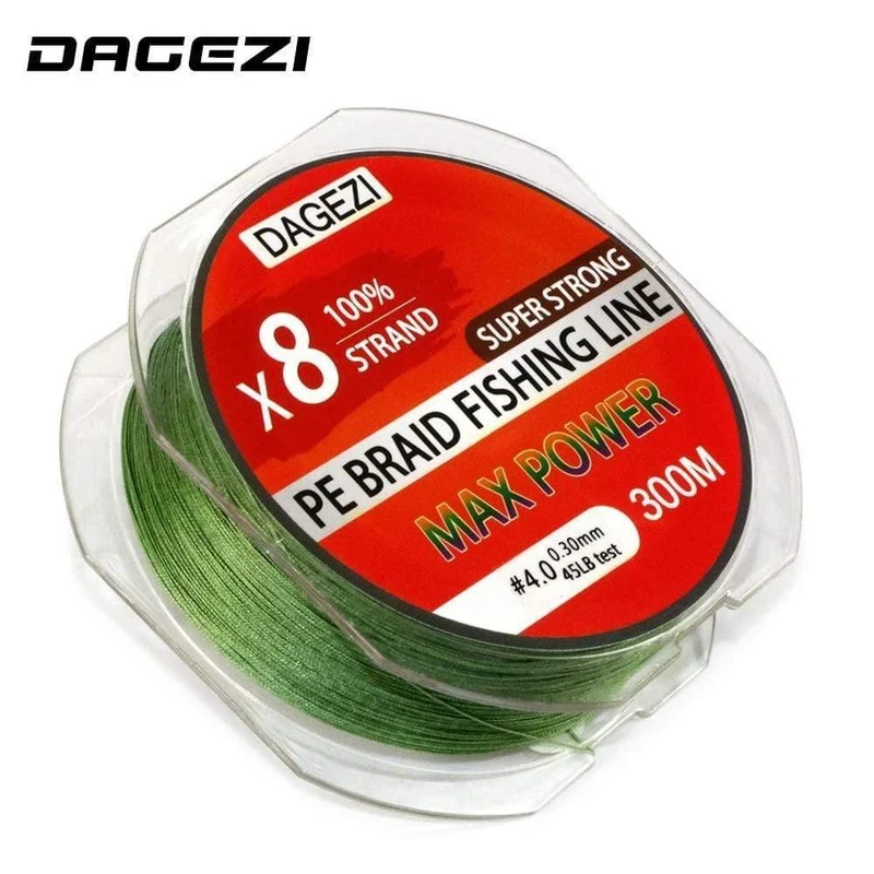 8 strang 300 m/330YDS Mit Geschenk Super Starke 10-80LB marke angelschnur 100% PE Geflochtene Angelschnur glatte linie
