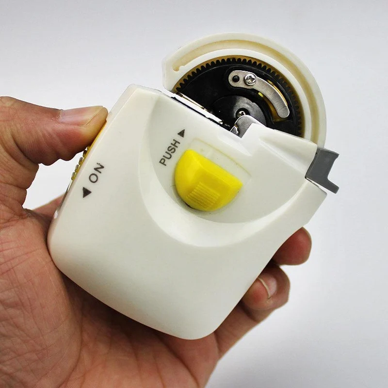 Tragbare elektrische automatische Angelhaken-Bindemaschine Angelzubehör Binden Sie schnelle Angelhaken Schnurbindegerät
