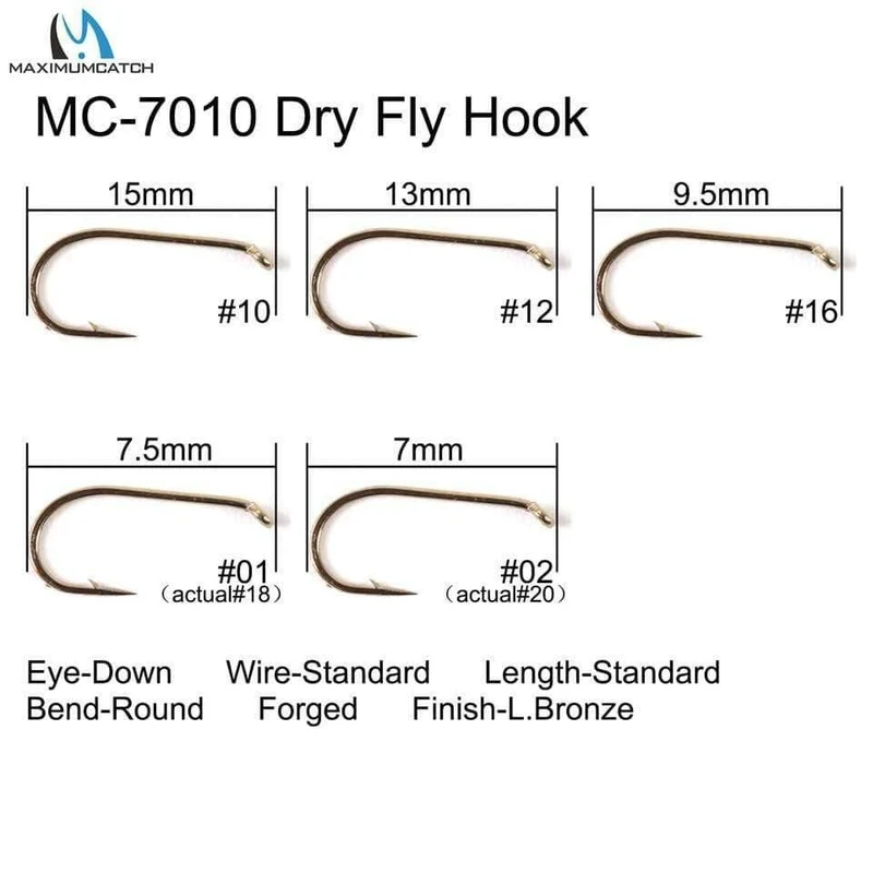 100 stücke 4#-22# Fisch-Freundliche Widerhaken Fliegen Angelhaken Trocken & Nass & Nymphe & Garnelen Caddis Pupa Streamer Fliegen Haken