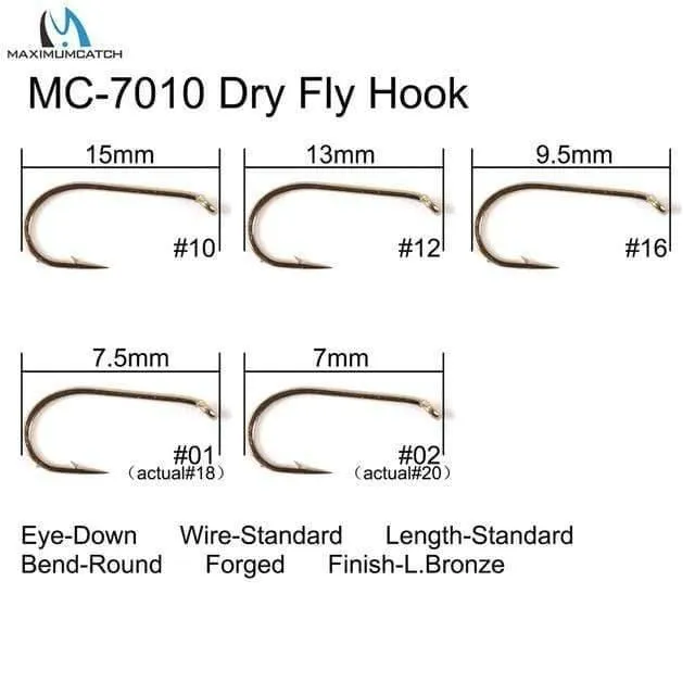 100 stücke 4#-22# Fisch-Freundliche Widerhaken Fliegen Angelhaken Trocken & Nass & Nymphe & Garnelen Caddis Pupa Streamer Fliegen Haken