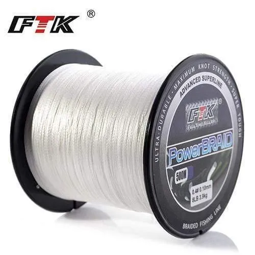 Geflochtene Angelschnur 8-60LB 0.1-0.4mm 4-Strang Multifilament Angeln PE Geflochtene Draht 500M Angelschnur