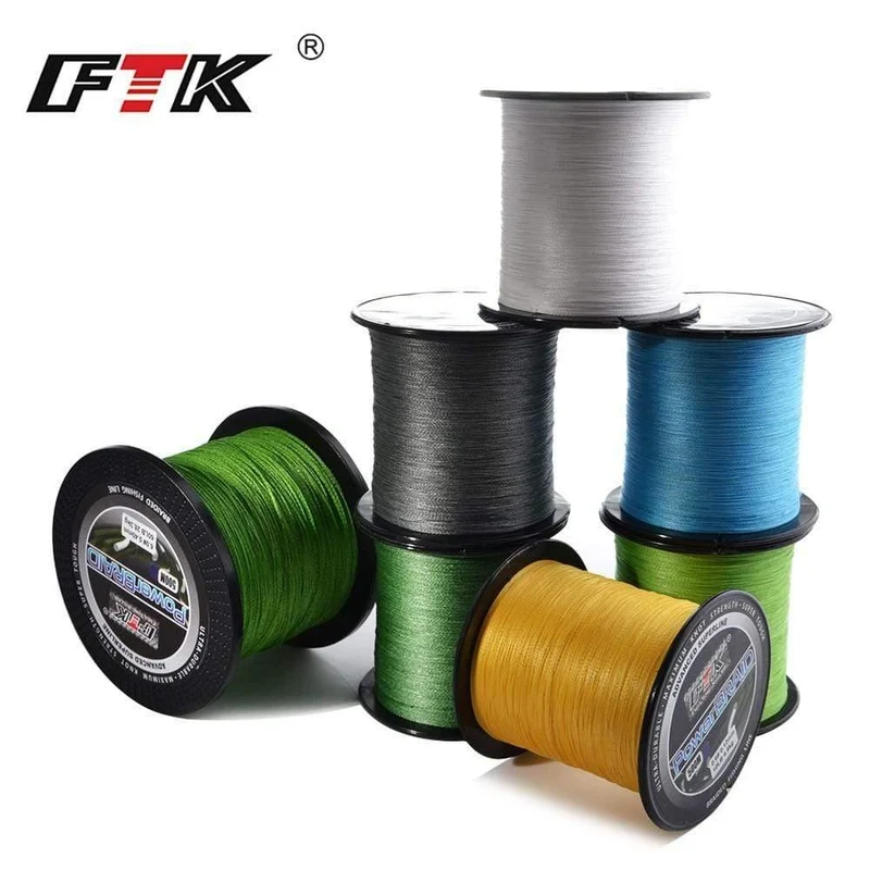 Geflochtene Angelschnur 8-60LB 0.1-0.4mm 4-Strang Multifilament Angeln PE Geflochtene Draht 500M Angelschnur
