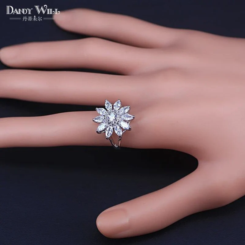 925 Sterling Silber Schmuck Sets Zirkonia Ohrringe Halskette Armband Ring Set Für Frauen