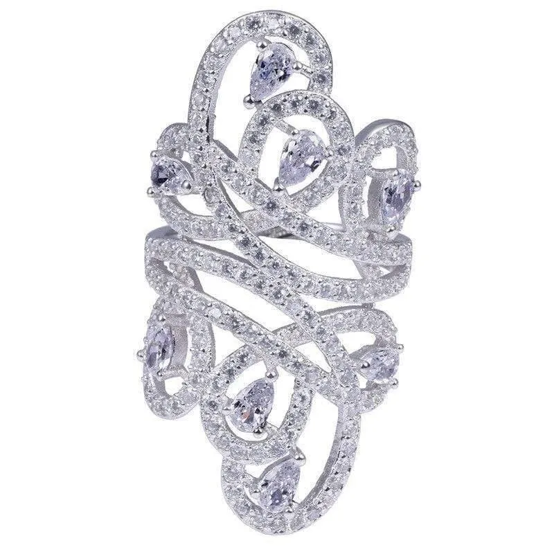 Frauen Männer Schmuck Simulierter Diamant Edelstein Ringe 925 Sterling Silber Verlobung Ehering Ring