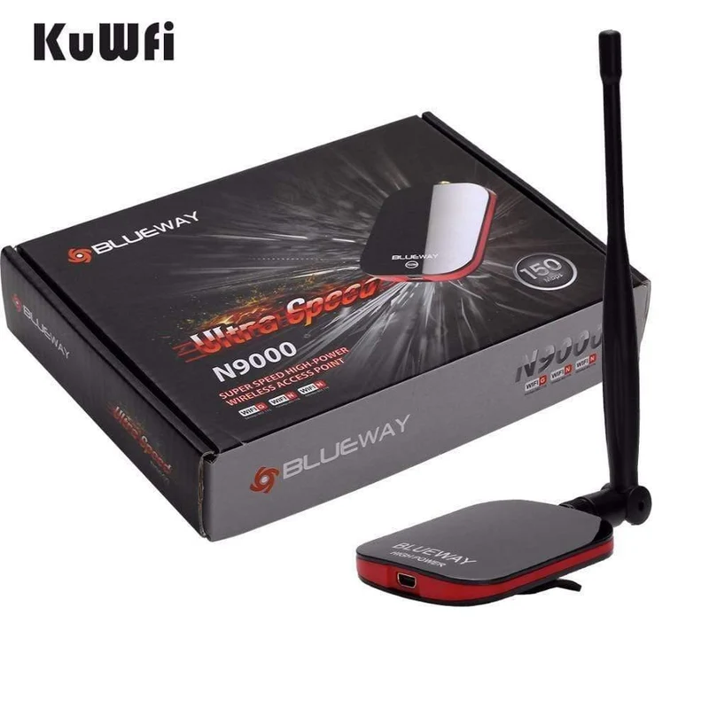 150 Mbit/s Wireless-USB-Adapter Blueway N9000 Free Internet Long Range Network RT3070L USB Wifi