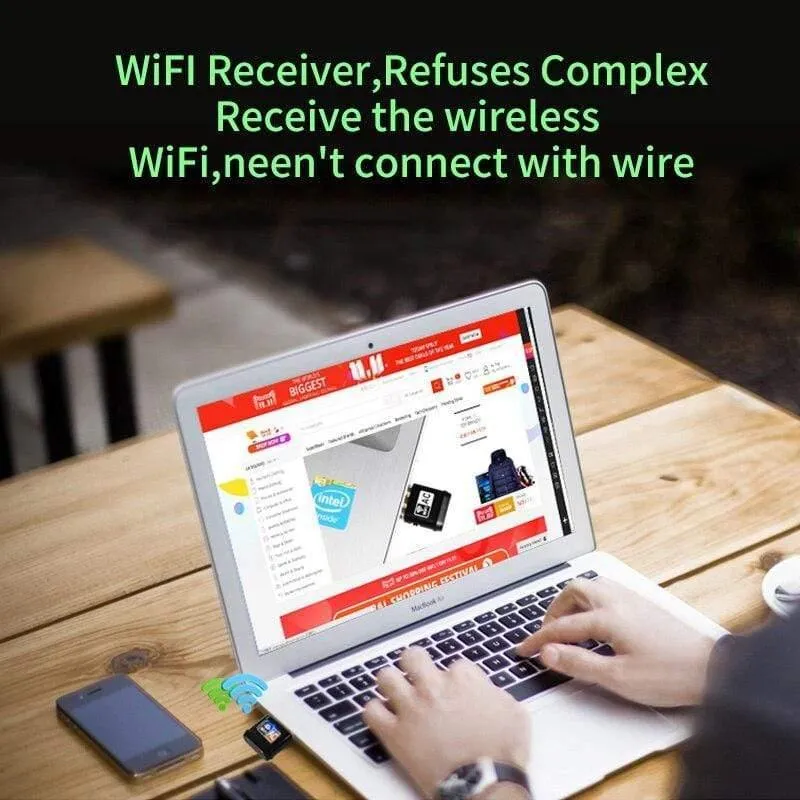 Treiber WLAN-Adapter Dual-Band-600Mbps-Netzwerkkarte Mini-WLAN-USB-Internet-Lan-WLAN-Adapter