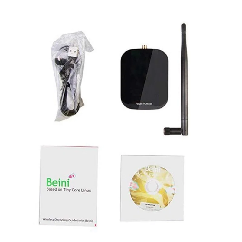 N9000 Kostenloses Internet Wireless USB WiFi-Adapter 150Mbps Long Range + Wi-Fi-Antenne Wi-Fi-Empfänger
