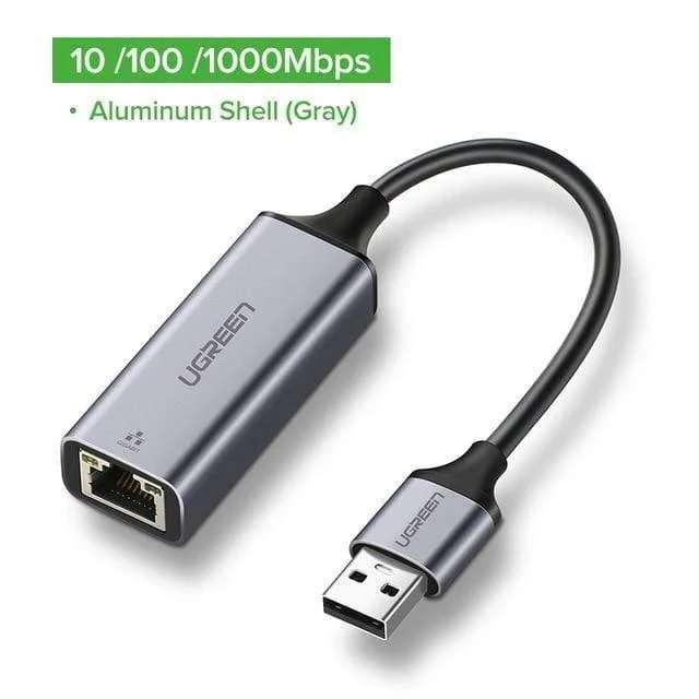 USB-Ethernet-Adapter USB-3.0-2.0-Netzwerkkarte zu RJ45 Lan für Windows 10